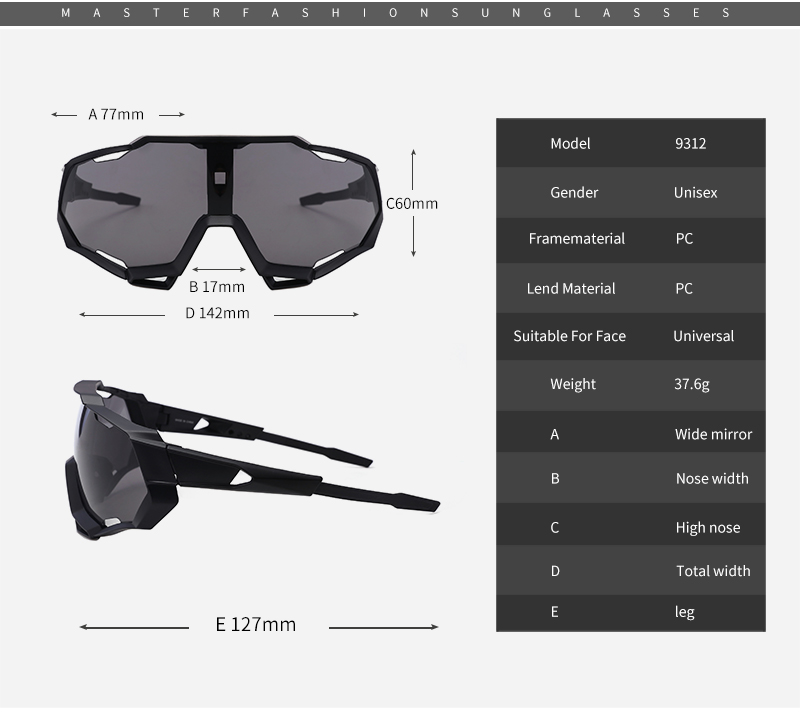 2021 Cycling Glasses Sport Sunglasses (5)
